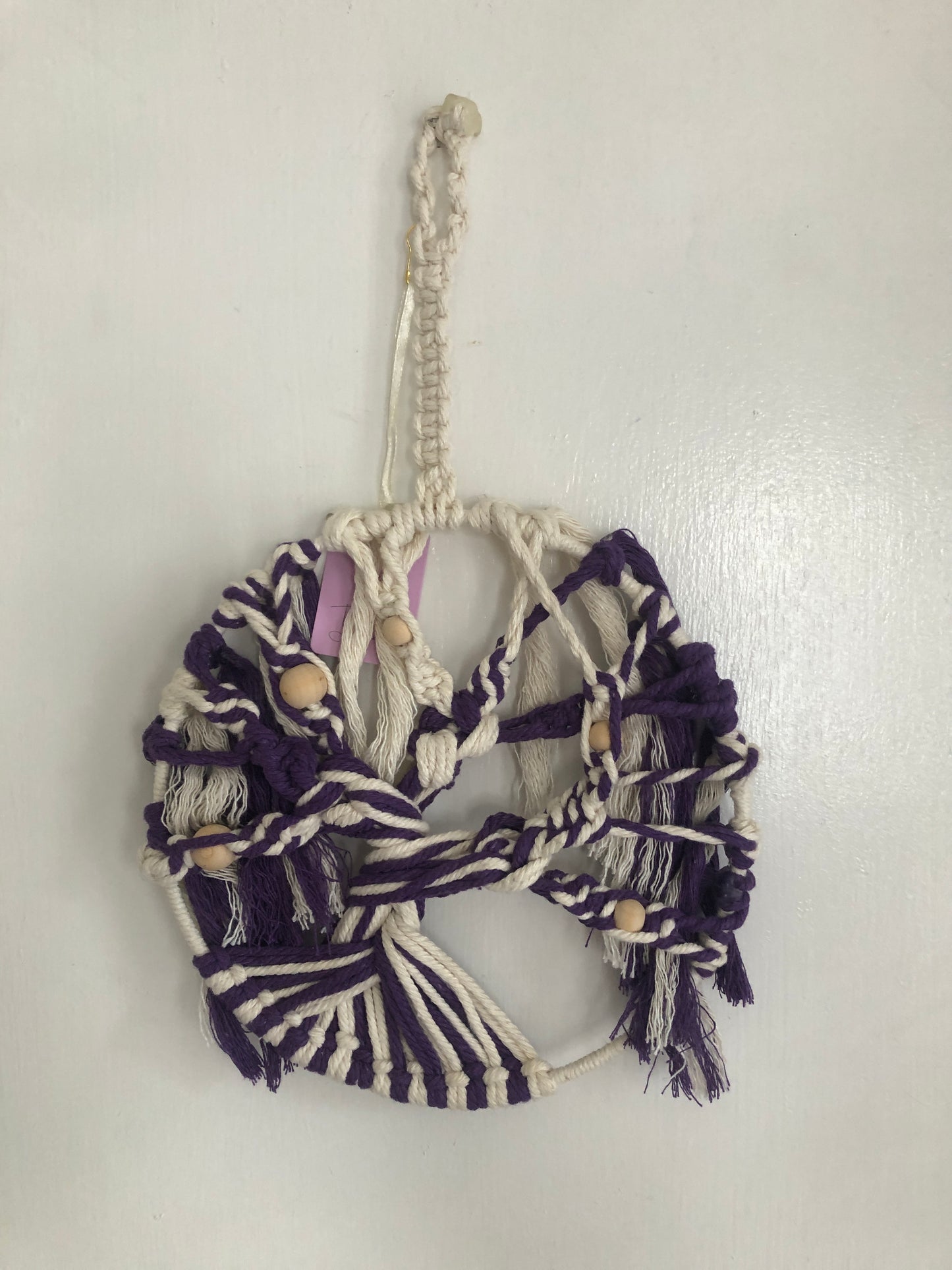 Purple and white Tree of Life Dreamcatcher