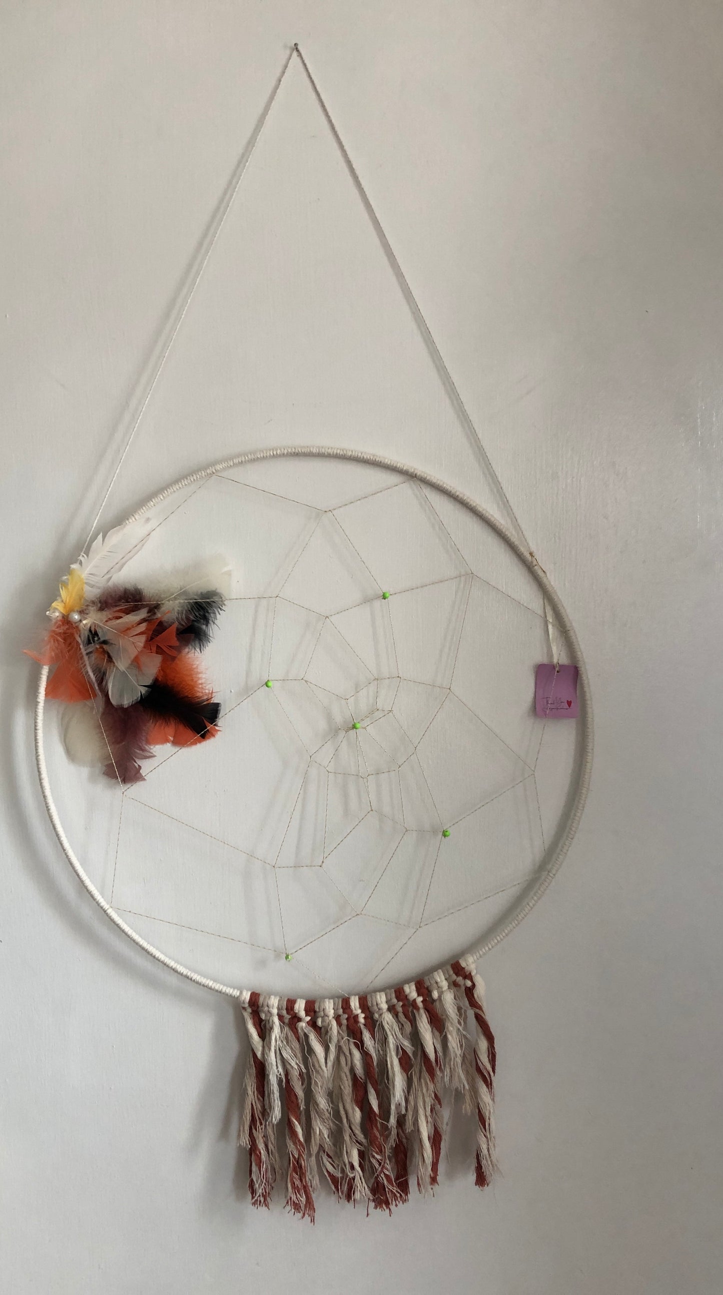 Large White Dreamcatcher