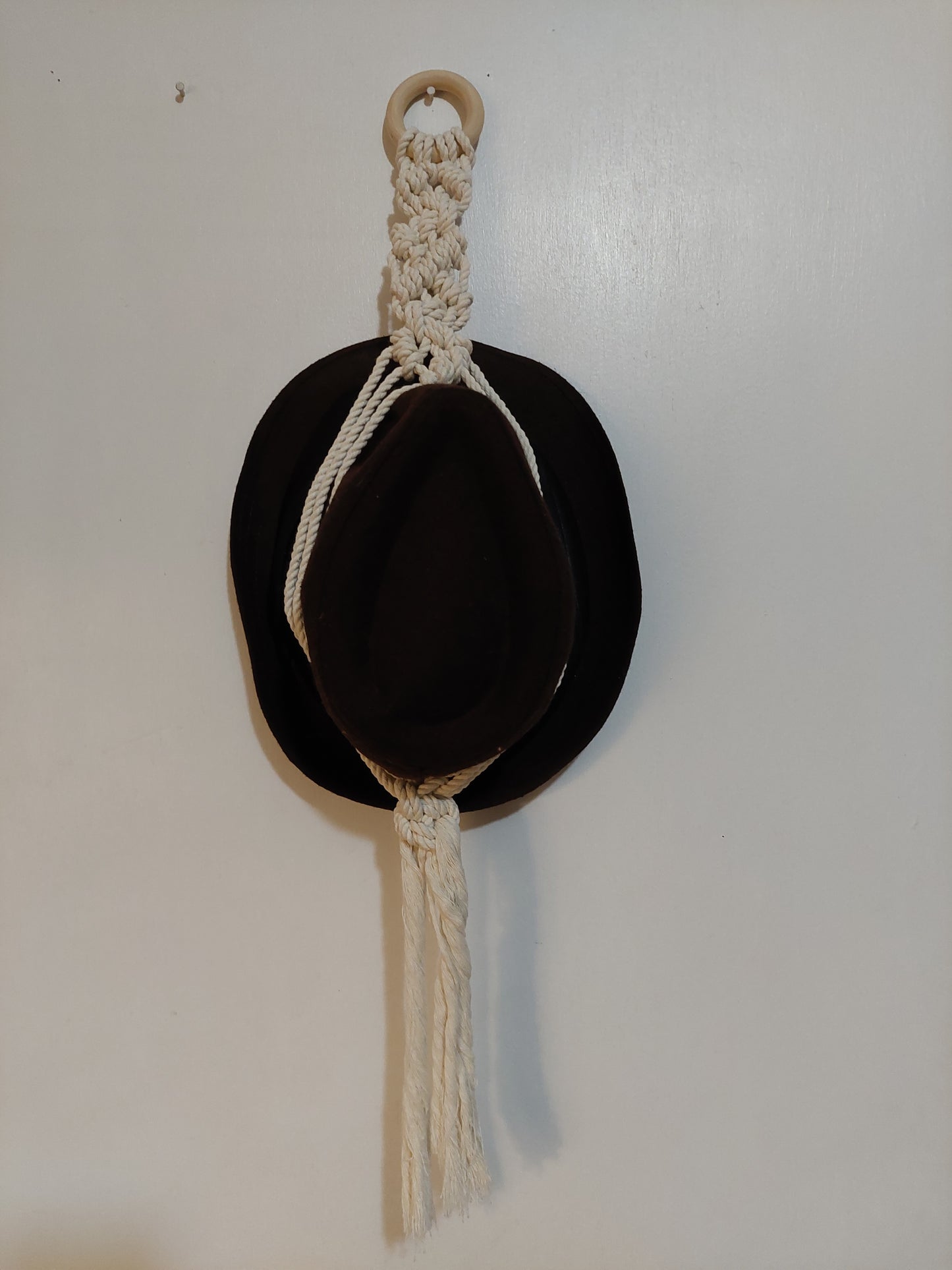 Handmade Macrame Hat Hanger