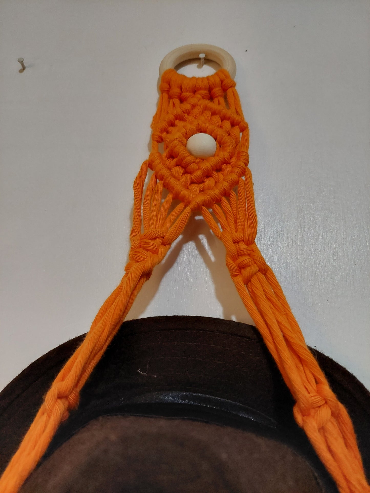 Handmade Macrame Hat Hanger