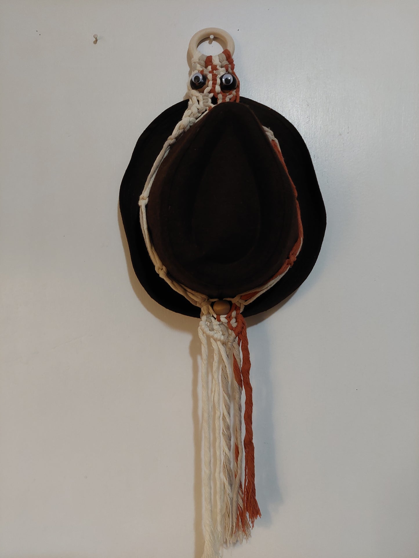Handmade Macrame Hat Hanger