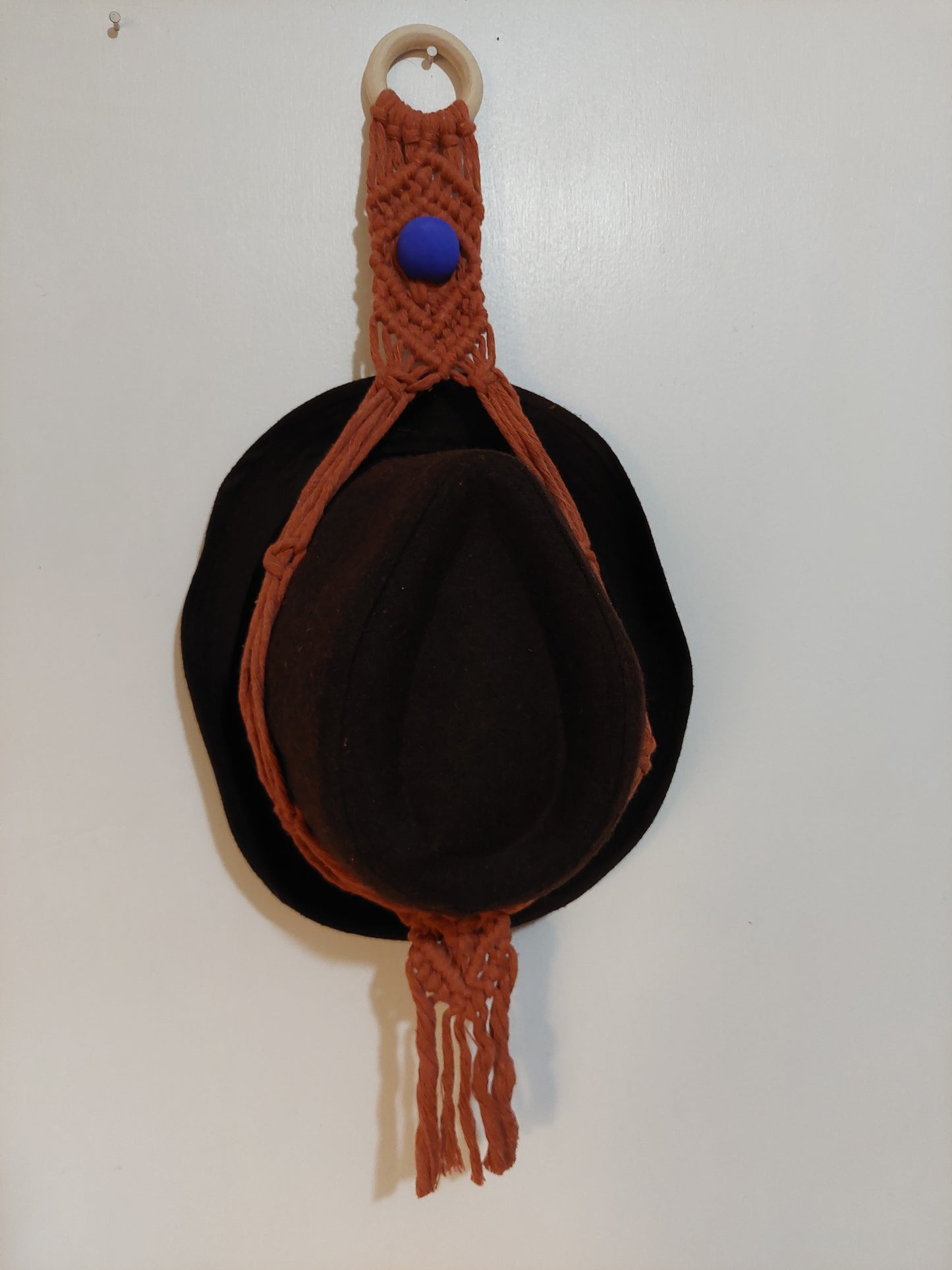 Handmade Macrame Hat Hanger