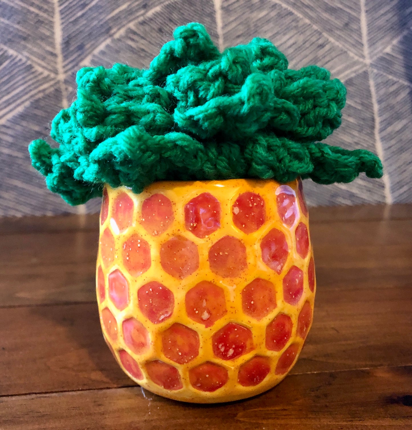 Crocheted Succulent