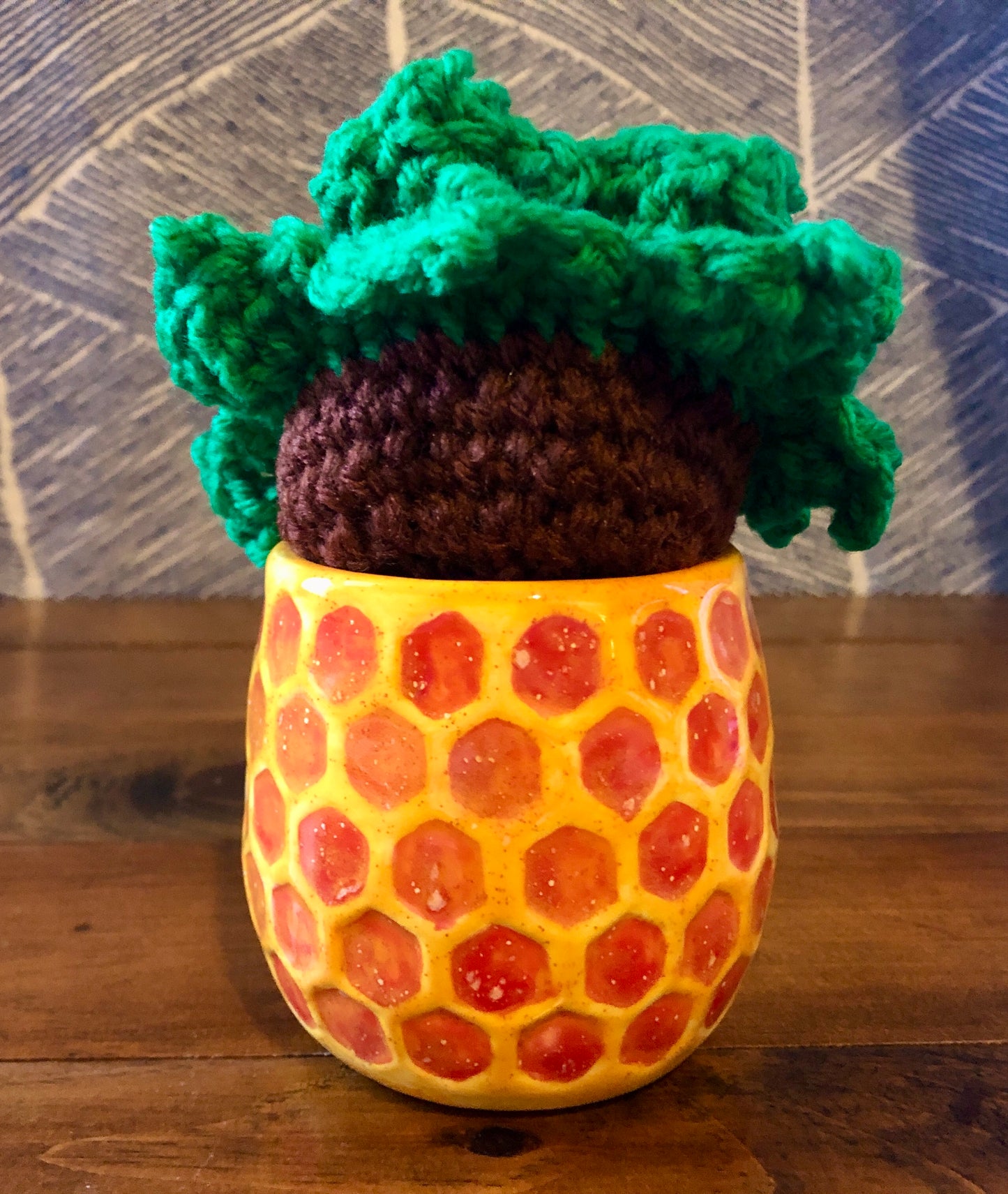 Crocheted Succulent