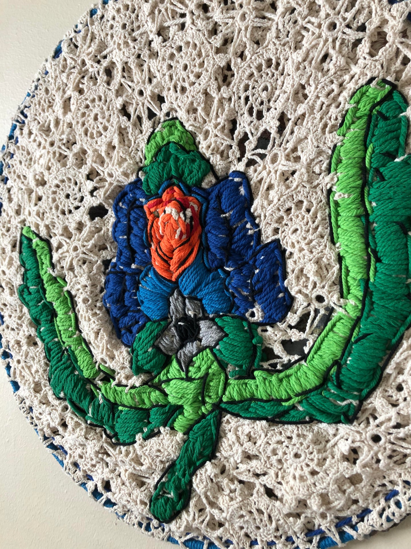 Macrame Lotus Wall Hanger