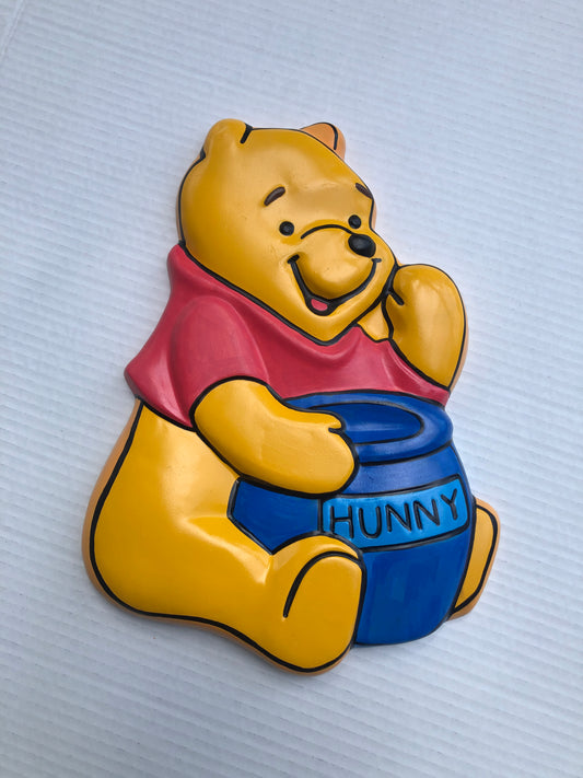 Pooh Plaster Plaque