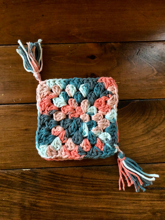 Square Crocheted Coaster