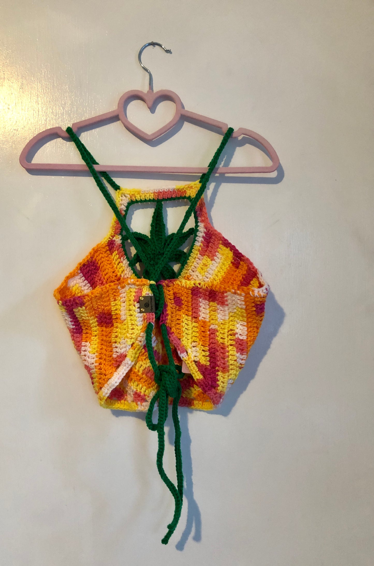 Multi-colored Weed Tank Top