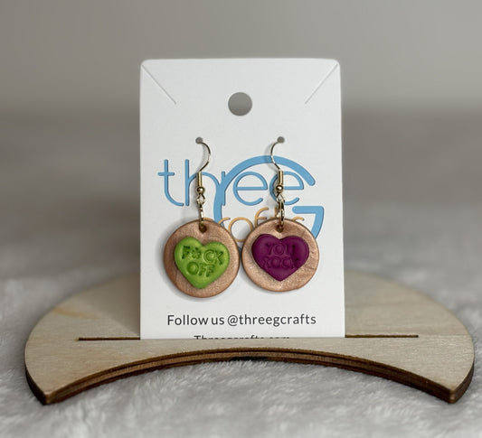 Valentines Day Heart Earrings