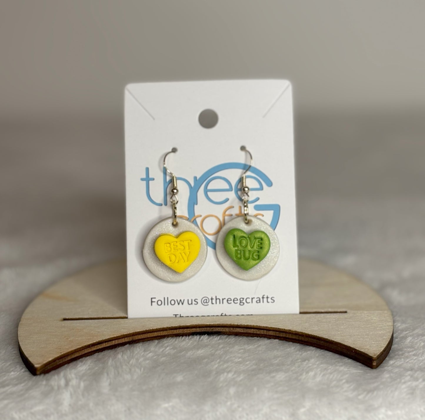 Valentines Day Heart Earrings
