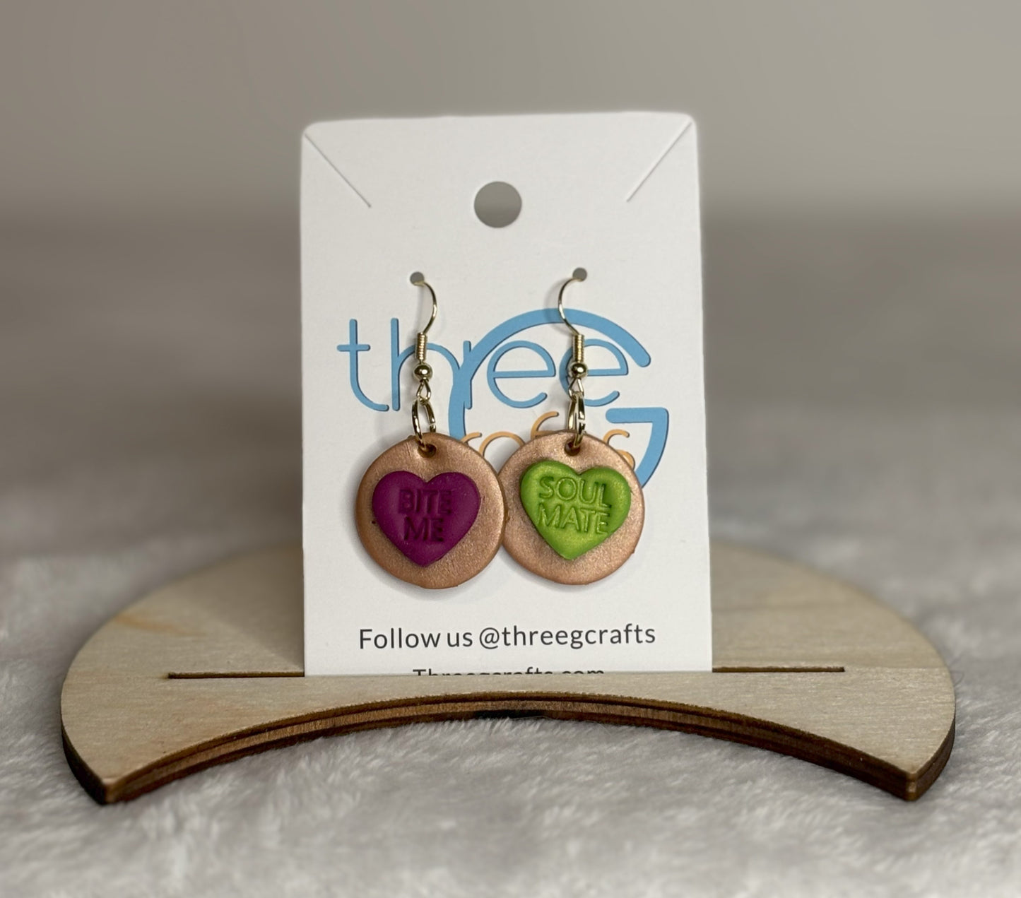 Valentines Day Heart Earrings