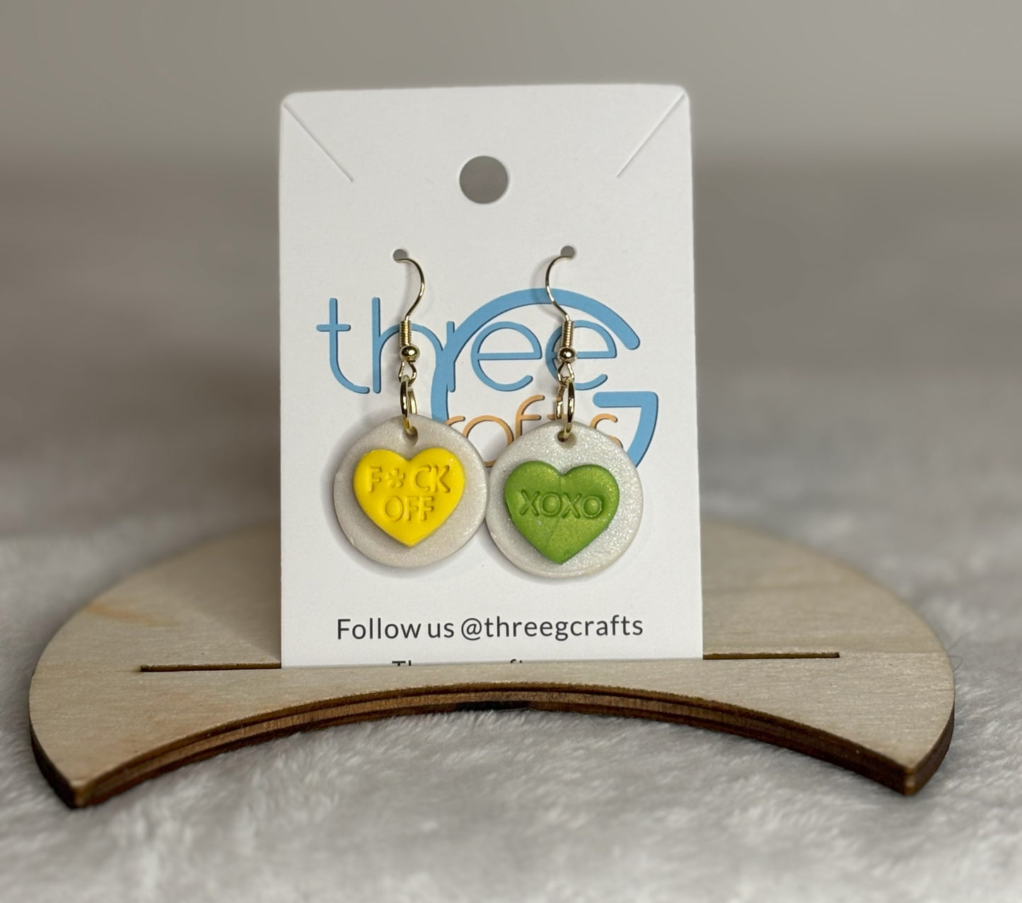Valentines Day Heart Earrings
