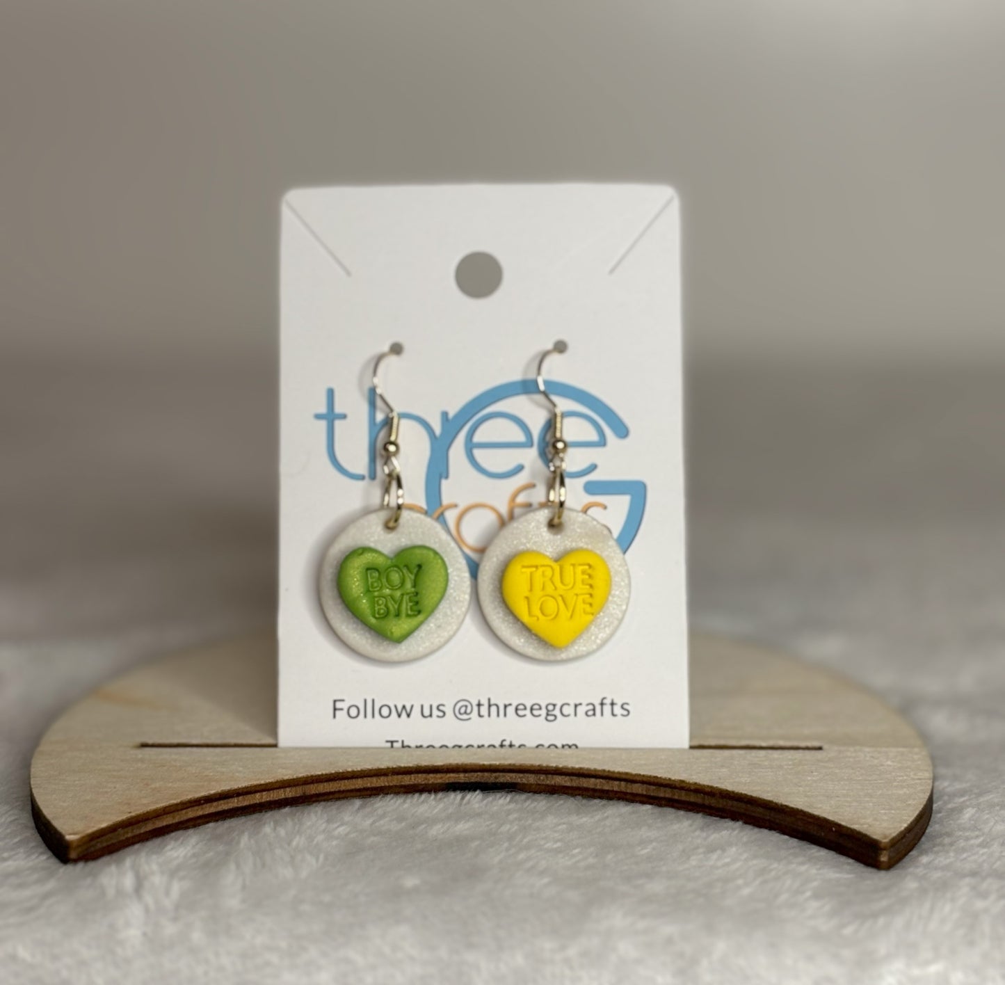 Valentines Day Heart Earrings