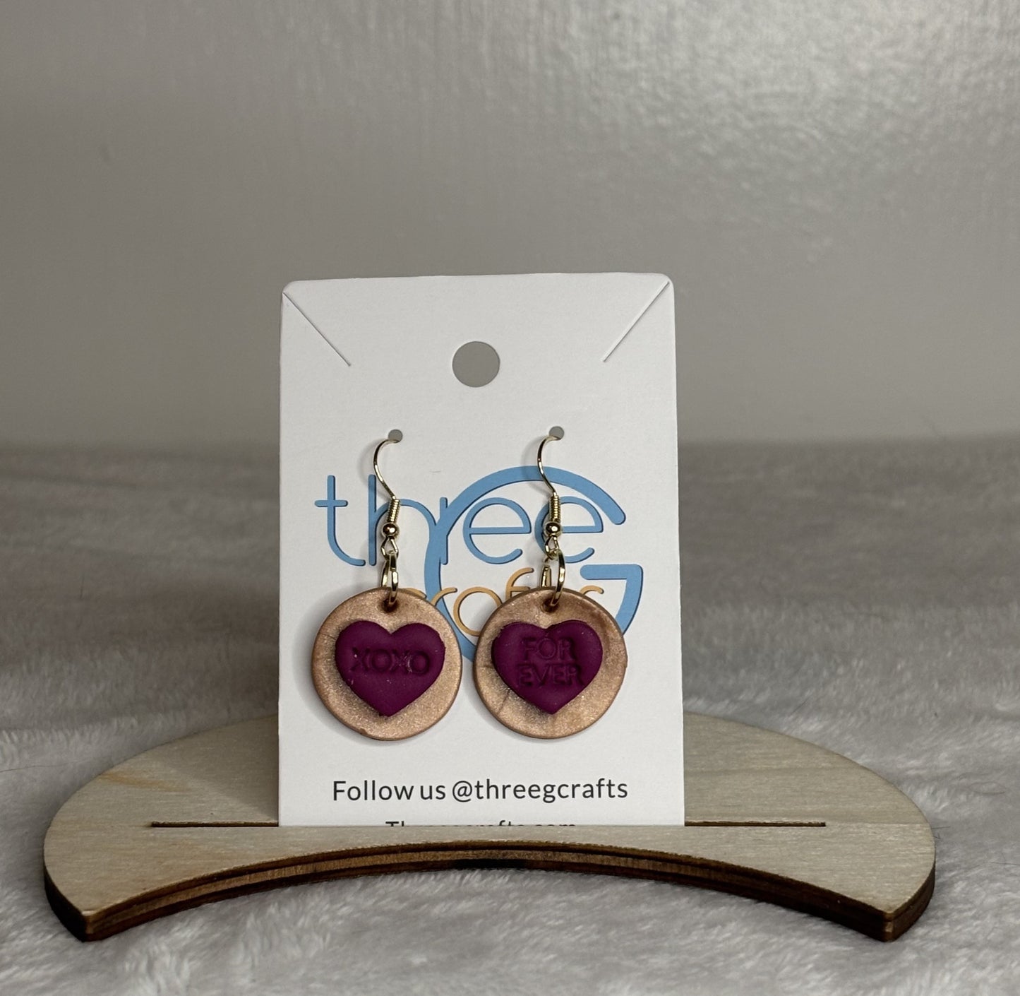 Valentines Day Heart Earrings