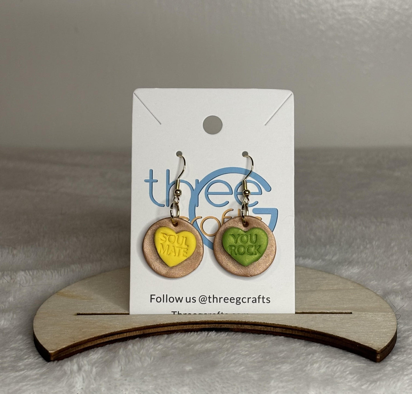 Valentines Day Heart Earrings
