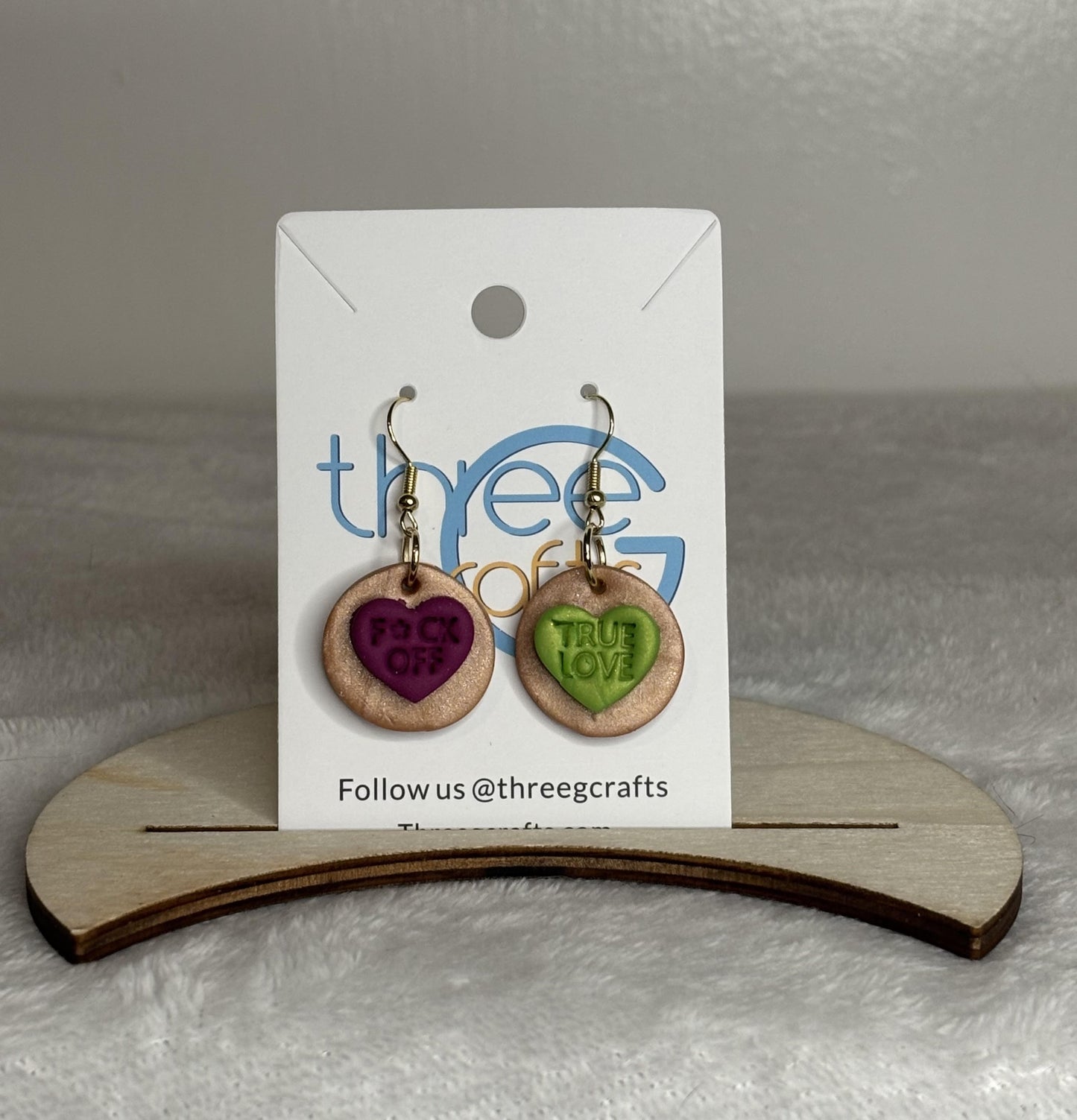 Valentines Day Heart Earrings
