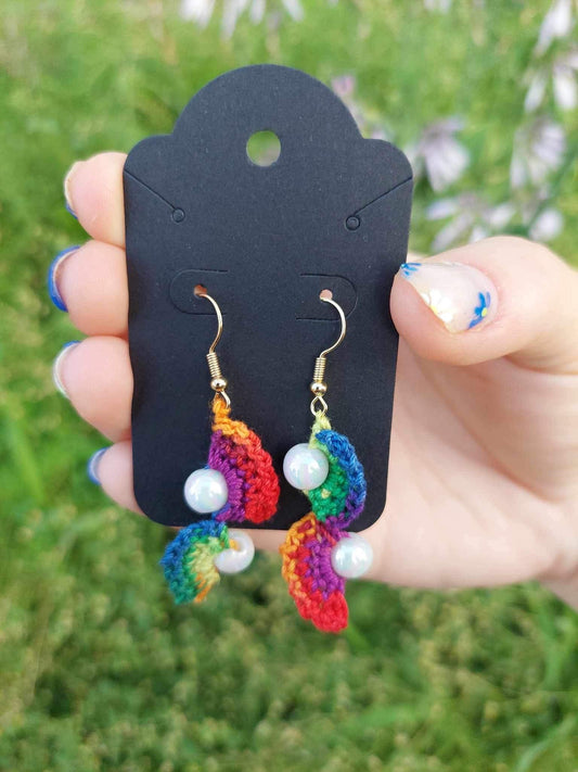Pearl Rainbow Earrings